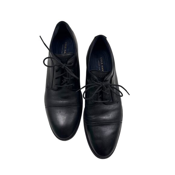 Cole Haan Grand 360 Black Leather Harrison Oxford Cap Toe Dress Shoes Size 9M main image 13